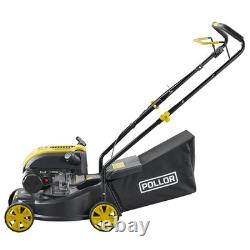 149cc 4-Stroke Petrol Push Lawn Mower with 41cm Cutting Width and 45L Grass Bag