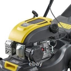 149cc 4-Stroke Petrol Push Lawn Mower with 41cm Cutting Width and 45L Grass Bag