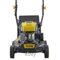 149cc 4-Stroke Petrol Push Lawn Mower with 41cm Cutting Width and 45L Grass Bag