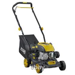 149cc 4-Stroke Petrol Push Lawn Mower with 41cm Cutting Width and 45L Grass Bag