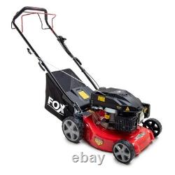 16 / 40cm Petrol Lawn Mower Self-Propelled Recoil Fox 139cc 40L Lawnmower