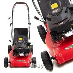 16 / 40cm Petrol Lawn Mower Self-Propelled Recoil Fox 139cc 40L Lawnmower