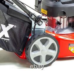 16 / 40cm Petrol Lawn Mower Self-Propelled Recoil Fox 139cc 40L Lawnmower