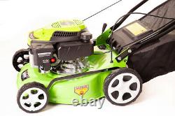 16 Self Propelled Petrol Lawnmower With Steel Deck & Central Height Adjustment