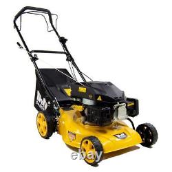 17 Petrol Lawn Mower Self Propelled Recoil Start 430mm Wolf Garden 139cc 4HP