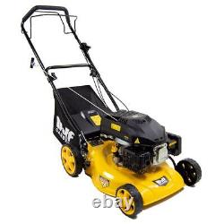 17 Petrol Lawn Mower Self Propelled Recoil Start 430mm Wolf Garden 139cc 4HP