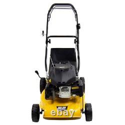 17 Petrol Lawn Mower Self Propelled Recoil Start 430mm Wolf Garden 139cc 4HP