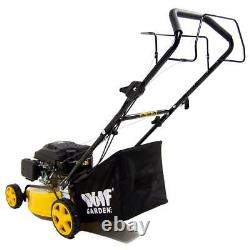 17 Petrol Lawn Mower Self Propelled Recoil Start 430mm Wolf Garden 139cc 4HP