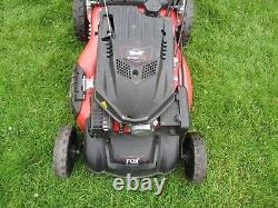 20 Fox Quad-cut 510e Rotary Self Propelled Mower 5.5hp Wolf Grass Box Mulching