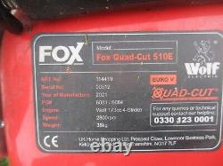 20 Fox Quad-cut 510e Rotary Self Propelled Mower 5.5hp Wolf Grass Box Mulching