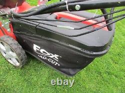 20 Fox Quad-cut 510e Rotary Self Propelled Mower 5.5hp Wolf Grass Box Mulching