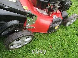 20 Fox Quad-cut 510e Rotary Self Propelled Mower 5.5hp Wolf Grass Box Mulching