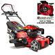 22 Petrol Lawn Mower Fox Quad-Cut 560 Recoil Start Self Propelled 196cc