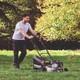 41cm Self-Propelled Petrol Lawn Mower, 125cc OHV, Mulching & Grass Collector