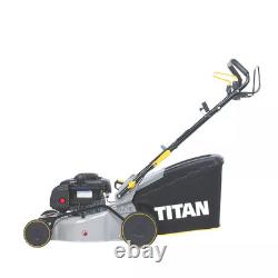 41cm Self-Propelled Petrol Lawn Mower, 125cc OHV, Mulching & Grass Collector