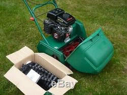 Allett Qualcast Classic 14l Self Propelled Mower And Qx Scarifier Cassette 35s