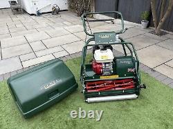 Atco Allett Buckingham 24H 24 Petrol Cylinder Lawnmower Mower & Trailer seat