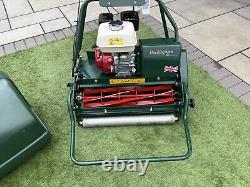 Atco Allett Buckingham 24H 24 Petrol Cylinder Lawnmower Mower & Trailer seat