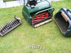 Atco Balmoral 17s Petrol Self Propelled Cylinder Rear Roller Mower Scarifier