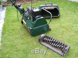 Atco Balmoral 17s Petrol Self Propelled Cylinder Rear Roller Mower Scarifier