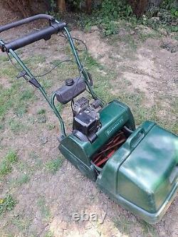 Atco Balmoral 17s Self Propelled petrol Cylinder lawnmower Whit roller