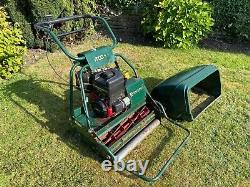 Atco Royale 24E I/C Petrol Cylinder mower with auto-steer trailing seat 6.5hp