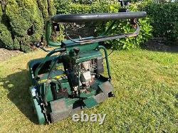 Atco Royale 24E I/C Petrol Cylinder mower with auto-steer trailing seat 6.5hp