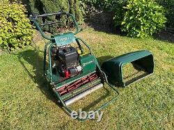 Atco Royale 24E I/C Petrol Cylinder mower with auto-steer trailing seat 6.5hp