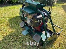 Atco Royale 24E I/C Petrol Cylinder mower with auto-steer trailing seat 6.5hp