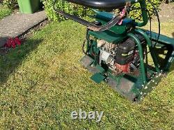 Atco Royale 24E I/C Petrol Cylinder mower with auto-steer trailing seat 6.5hp