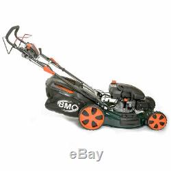 BMC 21 525mm ELECTRIC START Self Propelled WOLF 6.5HP Petrol Lawn Mower Mulch