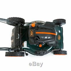 BMC 21 525mm ELECTRIC START Self Propelled WOLF 6.5HP Petrol Lawn Mower Mulch