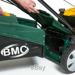 BMC 460 18 4HP 141cc Self Propelled 4 Stroke Petrol Lawn Mower Turbo Vac