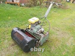 BUNTON TSUCHIYA 22 INCH GREENS MOWER WITH VERTICUT cricket wicket proffesional