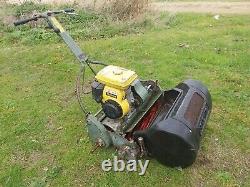 BUNTON TSUCHIYA 22 INCH GREENS MOWER WITH VERTICUT cricket wicket proffesional