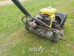 BUNTON TSUCHIYA 22 INCH GREENS MOWER WITH VERTICUT cricket wicket proffesional