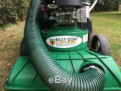 Billy Goat KV600SP Wheeled Vacuum Self Propelled with Hose Kit Fitted
