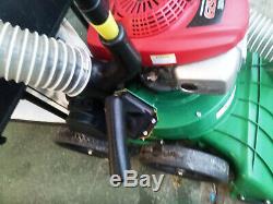 Billy goat TK self propelled Honda leaf vacuum with extension pipe & chipper