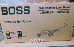 Boss Honda GCV200 self propelled petrol lawnmower brand new free delivery