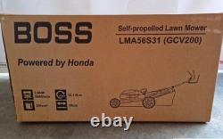 Boss Honda GCV200 self propelled petrol lawnmower unused