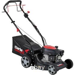 CLARKE LAWNMOWER PETROL SELF PROPELLED WITH RECOIL START LANDSCAPER CSP41LM 41cm