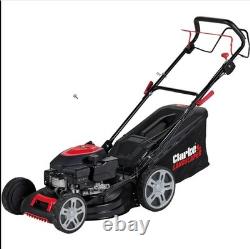 CLARKE LAWNMOWER PETROL SELF PROPELLED WITH RECOIL START LANDSCAPER CSP46LM 46cm