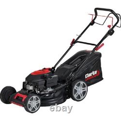 CLARKE LAWNMOWER PETROL SELF PROPELLED WITH RECOIL START LANDSCAPER CSP51LM 51cm