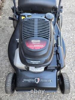 Champion Premier Rl534tr Self Propelled Petrol Lawn Mower. Excellent Condition