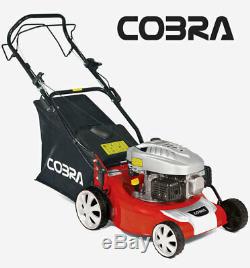 Cobra M40SPC Petrol Lawnmower Self Propelled + FREE OIL
