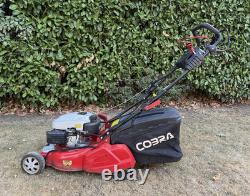 Cobra RM46SPCE 46cm Petrol Self Propelled Mower Electric Start, Newly Serviced
