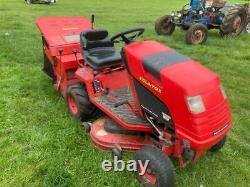 Countax K15 Ride On Lawn Mower Garden Tractor With Sweeper & Collector 38 Cut