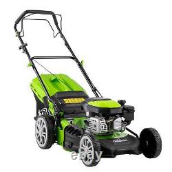 Dellonda 144cc 18/46cm Self-Propelled Petrol Lawnmower 4-Stroke