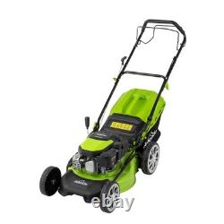 Dellonda 144cc 18/46cm Self-Propelled Petrol Lawnmower 4-Stroke