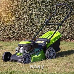 Dellonda 144cc 18/46cm Self-Propelled Petrol Lawnmower 4-Stroke